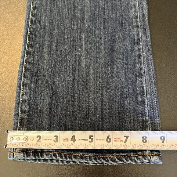 LUCKY BRAND Jeans Womens 10/30 Blue Mid Rise Straight Stretch Denim 29.5" Inseam - Picture 14 of 14